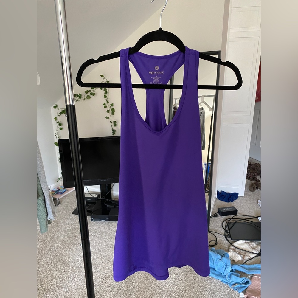 Purple 90 Degree Athletic Tank Top
